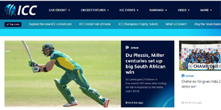 ICC launches all new website